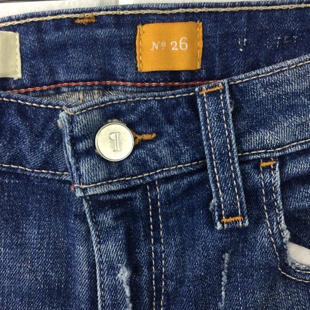 Pilcro and the Letterpress (Anthro) Jean Denim Shorts, Distressed, Size 26‎ - Picture 3 of 14